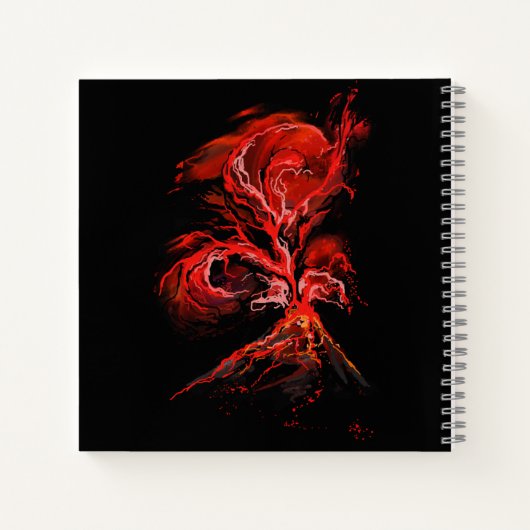 火山 ノートブック (裏面)