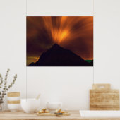 火山 ポスター (キッチン)