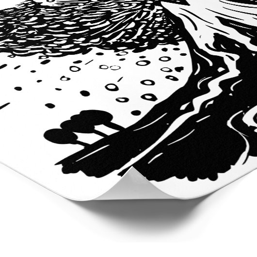 火山 ポスター (角)