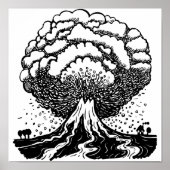 火山 ポスター (正面)