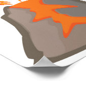 火山 ポスター (角)