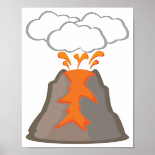 火山 ポスター
