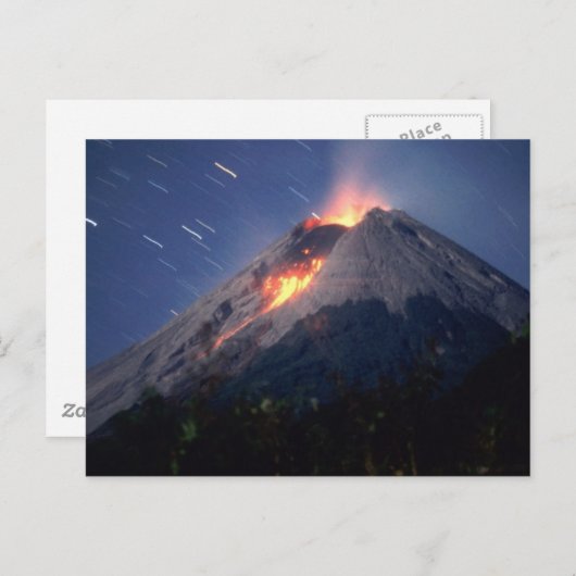 火山 ポストカード (正面/裏面)