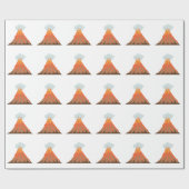 火山 ラッピングペーパー (フラット)