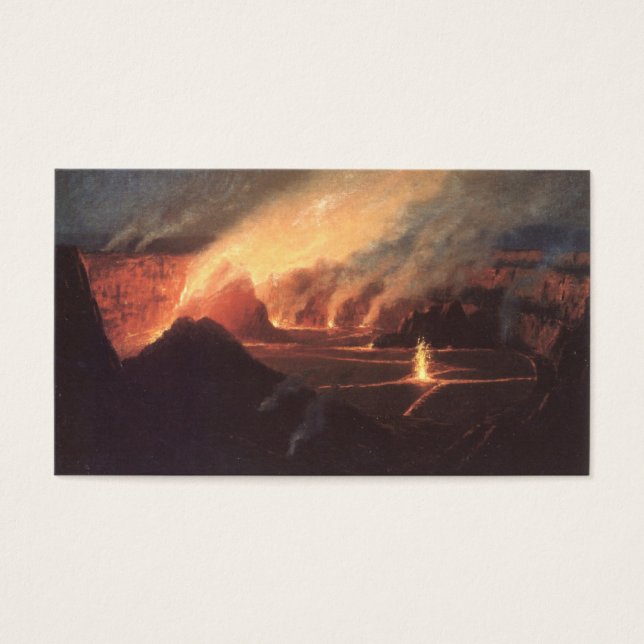 火山、1880年代ハワイ (正面)