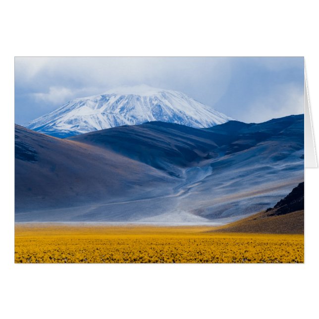 火山Incahuasi、アルゼンチン (正面横)