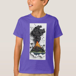 火山Tシャツ Tシャツ