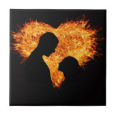 火愛ハート タイル (正面)