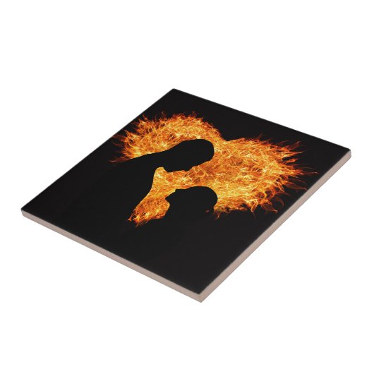 火愛ハート タイル (側面)