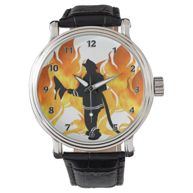 火感じ火士 腕時計 (正面)