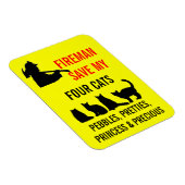 火救屋四匹の猫 マグネット (右側)