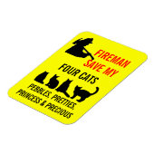 火救屋四匹の猫 マグネット (左側)