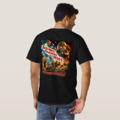 火星からのリス侵略者 Tシャツ (裏面フル)