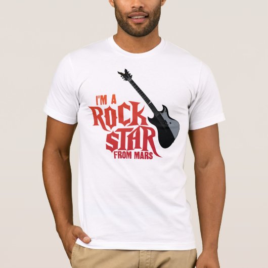 火星からのロックスター Tシャツ (正面)