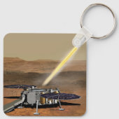 火星から立ち上げる火星車。 キーホルダー (裏面)