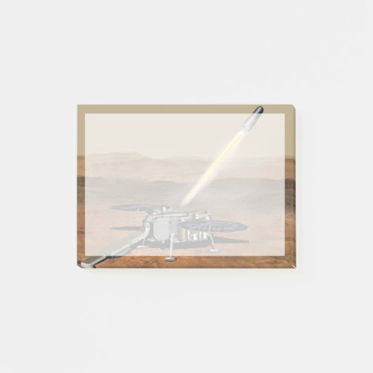 火星から立ち上げる火星車。 ポストイット (正面)