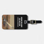 火星から立ち上げる火星車。 ラゲッジタグ (正面横)