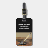 火星から立ち上げる火星車。 ラゲッジタグ (正面縦)