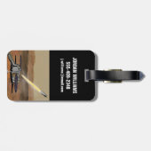 火星から立ち上げる火星車。 ラゲッジタグ (裏面横)