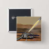 火星から立ち上げる火星車。 缶バッジ (正面&裏面)