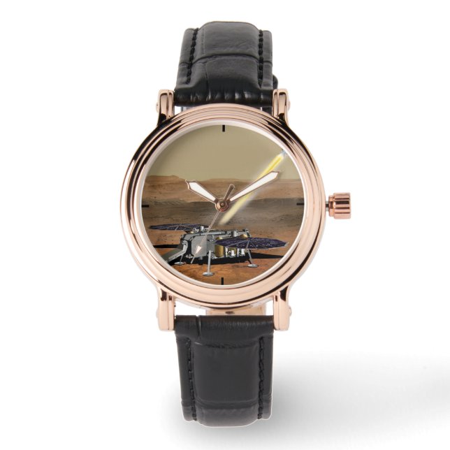 火星から立ち上げる火星車。 腕時計 (正面)