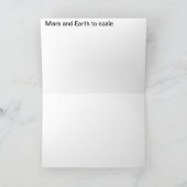 火星からEarth Photo Collageへの挨拶 カード (内部)