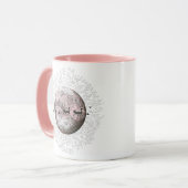 火星とローバーのマグカップ マグカップ (正面左)