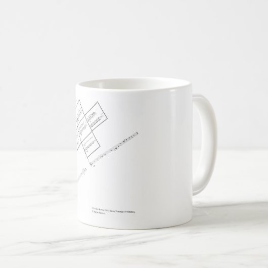 火星と木星の間 コーヒーマグカップ (正面右)