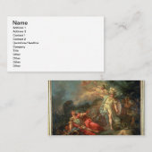 火星とMinerva 1771年間の戦い(cの油 ノートカード (正面/裏面)