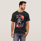 火星に行く グラフィックデザイン 卒業祝い Tシャツ (正面フル)