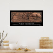 火星に関する水過去の証拠 ポスター (キッチン)