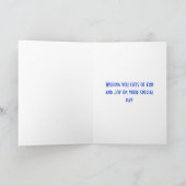 火星のエイリアンとのハッピーバースデーは写真を加えます カード (内部)