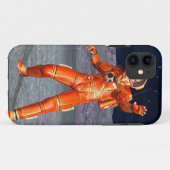 火星のエイリアンプラネット上の宇宙飛行士火星宇宙探検家 Case-Mate iPhoneケース (裏面(横))