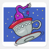 火星のキャラクターシール スクエアシール (正面)