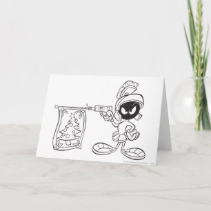 火星のクリスマス·ツリー·ガポップ・アートのンのマービン シーズンカード