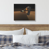 火星のコンセプト火山エミッション生命偵察 キャンバスプリント (インサイチュ (寝室))