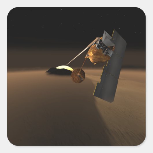 火星のコンセプト火山エミッション生命偵察 スクエアシール (正面)