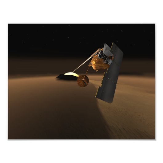 火星のコンセプト火山エミッション生命偵察 フォトプリント (正面)