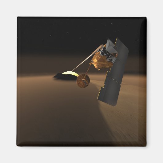 火星のコンセプト火山エミッション生命偵察 マグネット (正面)