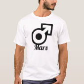 火星のシンボル Tシャツ (正面)