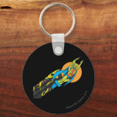 火星のマンハンターが飛行する キーホルダー (正面)