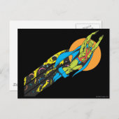 火星のマンハンターが飛行する ポストカード (正面/裏面)