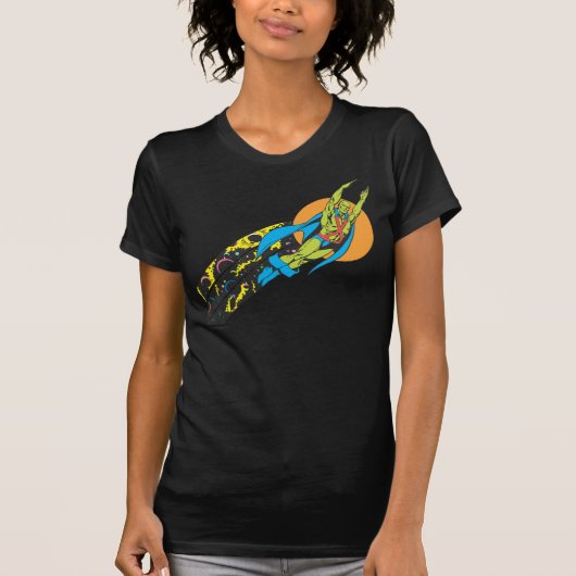 火星のマンハンターが飛行する Tシャツ (正面)