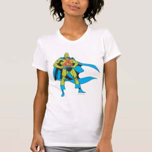 火星のマンハンターのポーズ Tシャツ