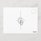 火星のミッションポストカード ポストカード (裏面)