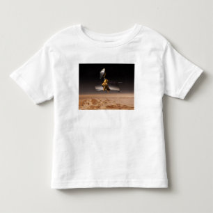 火星の下検分の人工衛星4 トドラーTシャツ