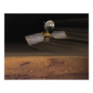 火星の下検分の人工衛星 フォトプリント