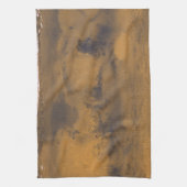 火星の世界地図レッドプラネット キッチンタオル (縦)