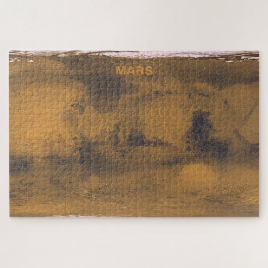 火星の世界地図レッドプラネット ジグソーパズル (横)