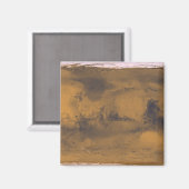 火星の世界地図レッドプラネット マグネット (正面/裏面)